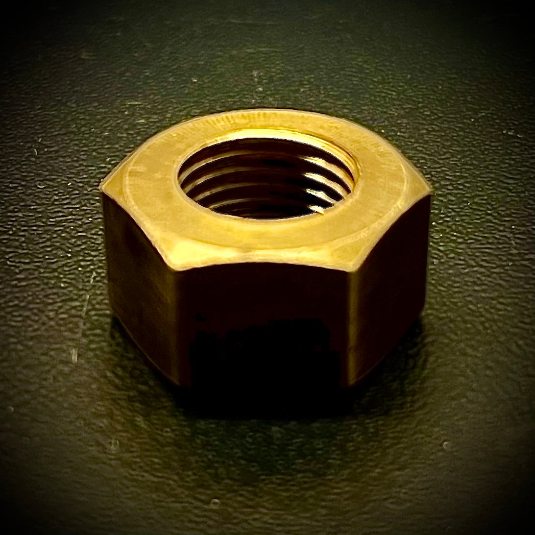 UNF 1/2" Full Hexagon Nut Brass - Fixaball Ltd. Fixings and Fasteners UK