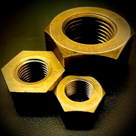BSF 5/8" 3/4" 1.1/4" Full Hexagon Nut Brass - Fixaball Ltd. Fixings and Fasteners UK