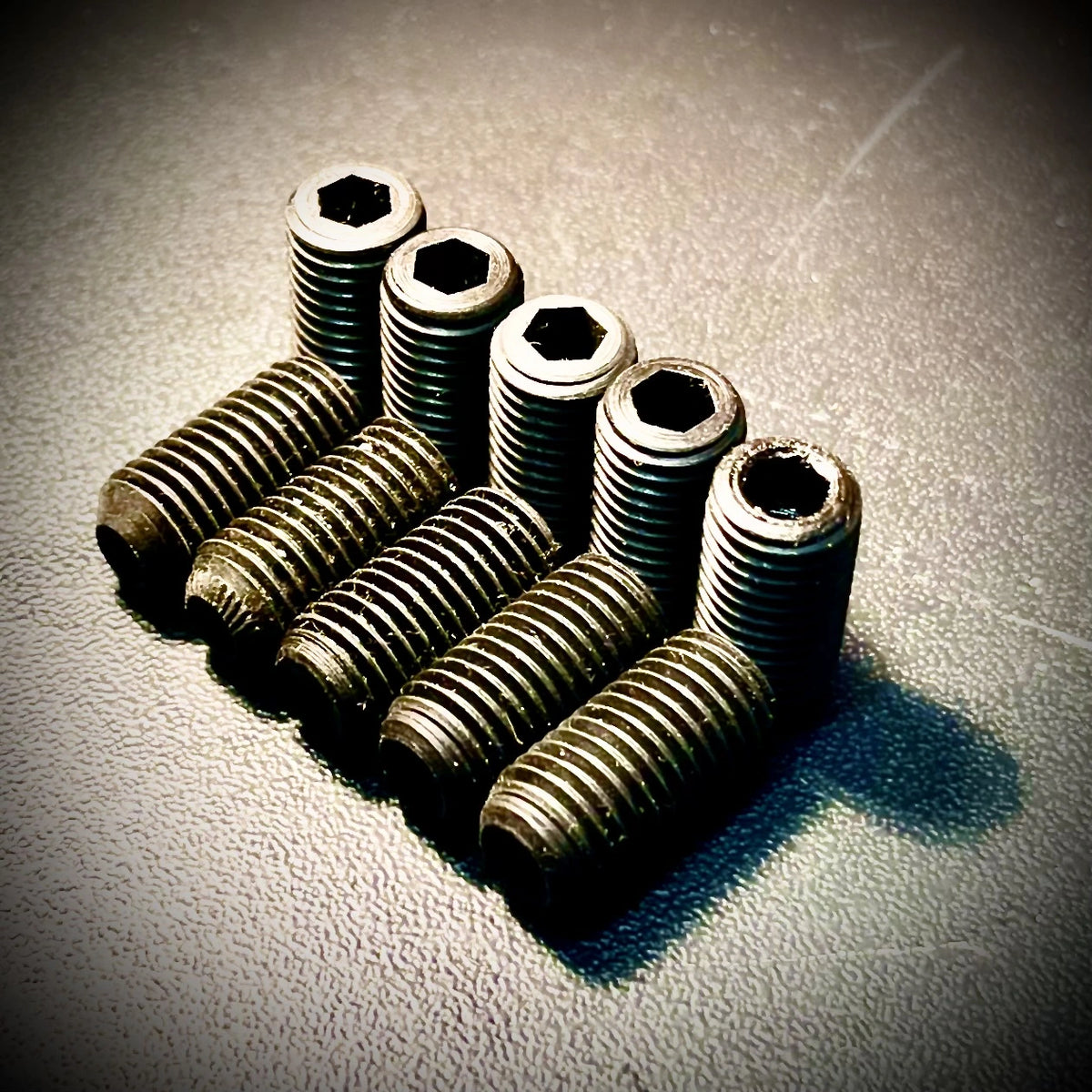 BSF 3/16" Grub Socket Set Screw Cup End High Tensile 14.9