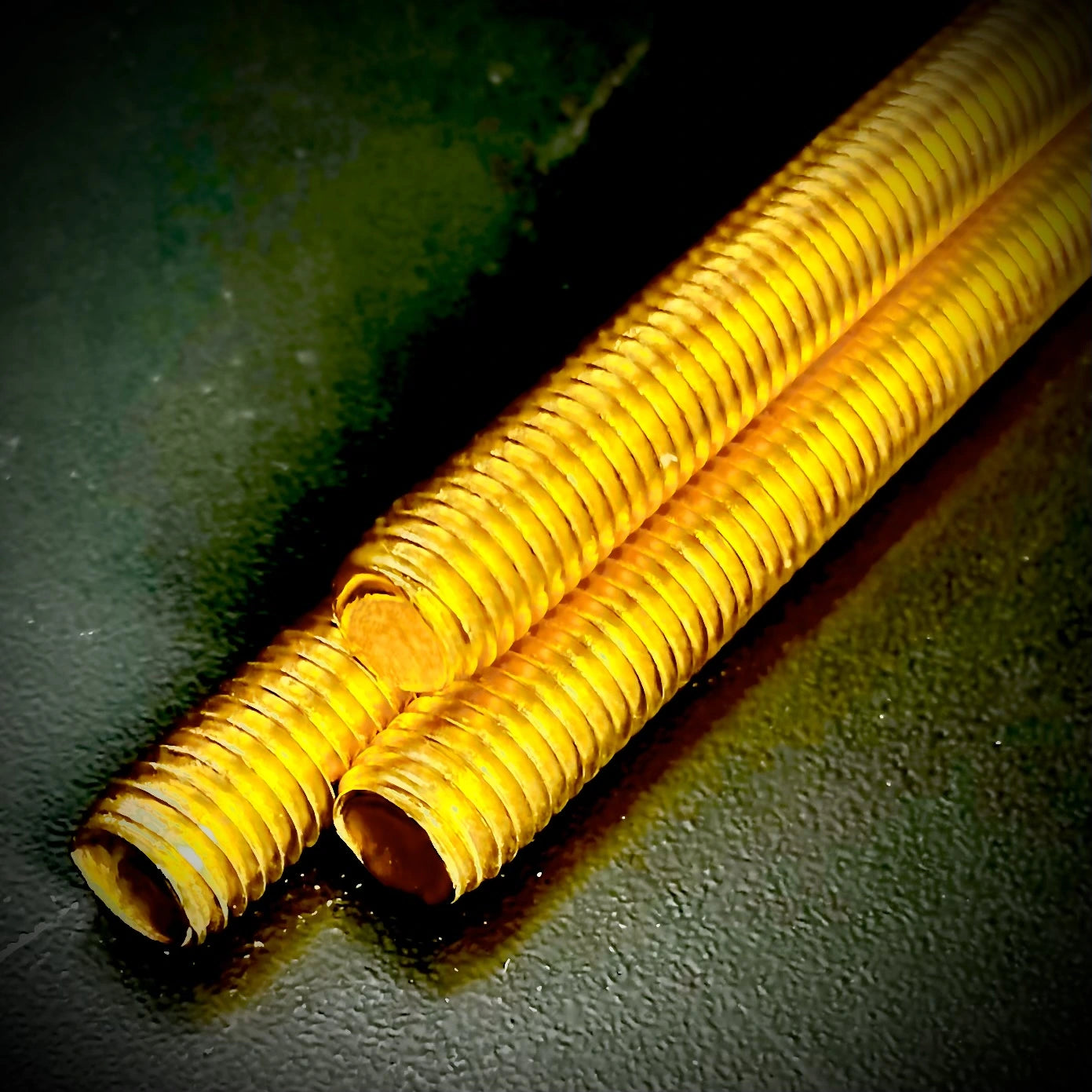 Fastenere Solid Brass All-Thread Rod – 1/2-13 X 24 Inches – Grade 360, Made In USA