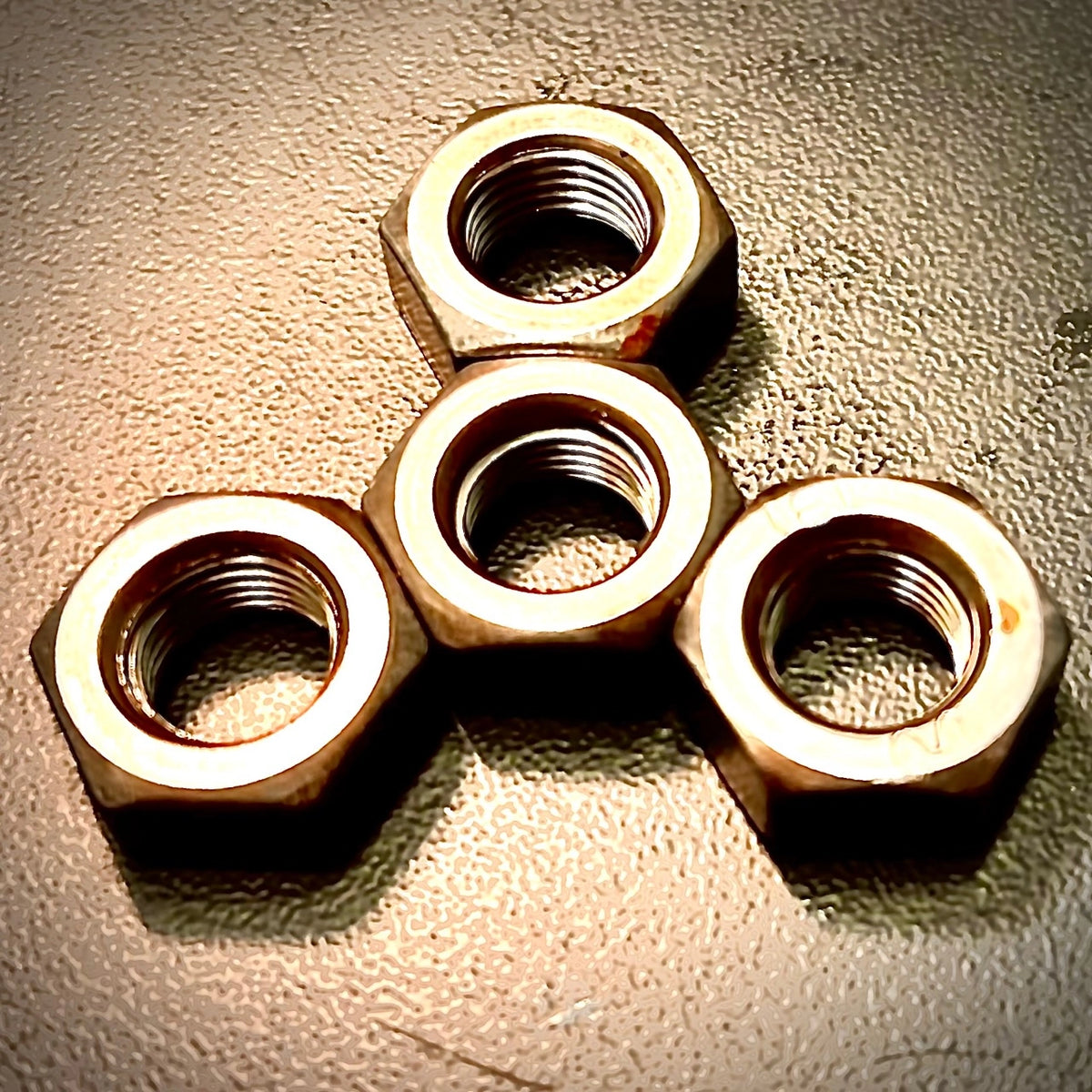 Full Hex Nuts Fine Pitch Self Colour Gr8 DIN934 M8 - M24