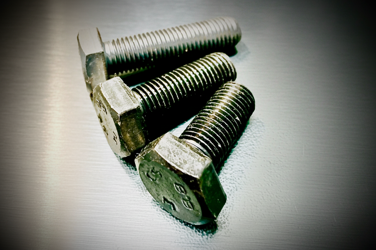 M10 x 1.25P Fine Pitch Hex Set Screw Bolt High Tensile 8.8 Self Colour