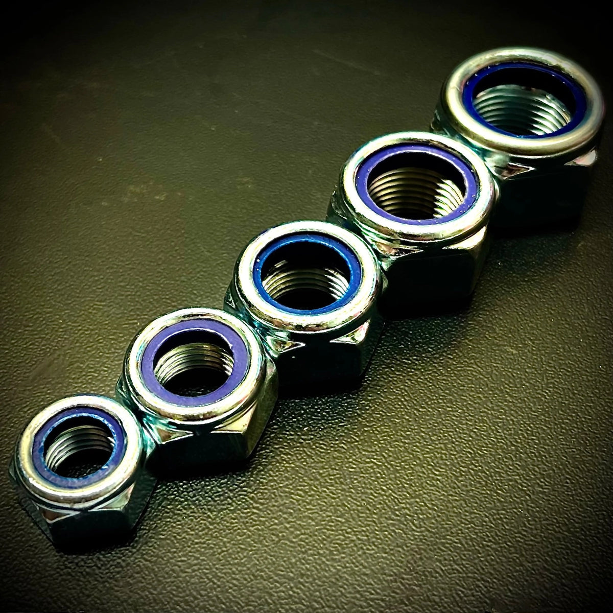 Metric Fine Pitch Hex Nyloc Nuts Steel BZP Zinc DIN 985 T-Type