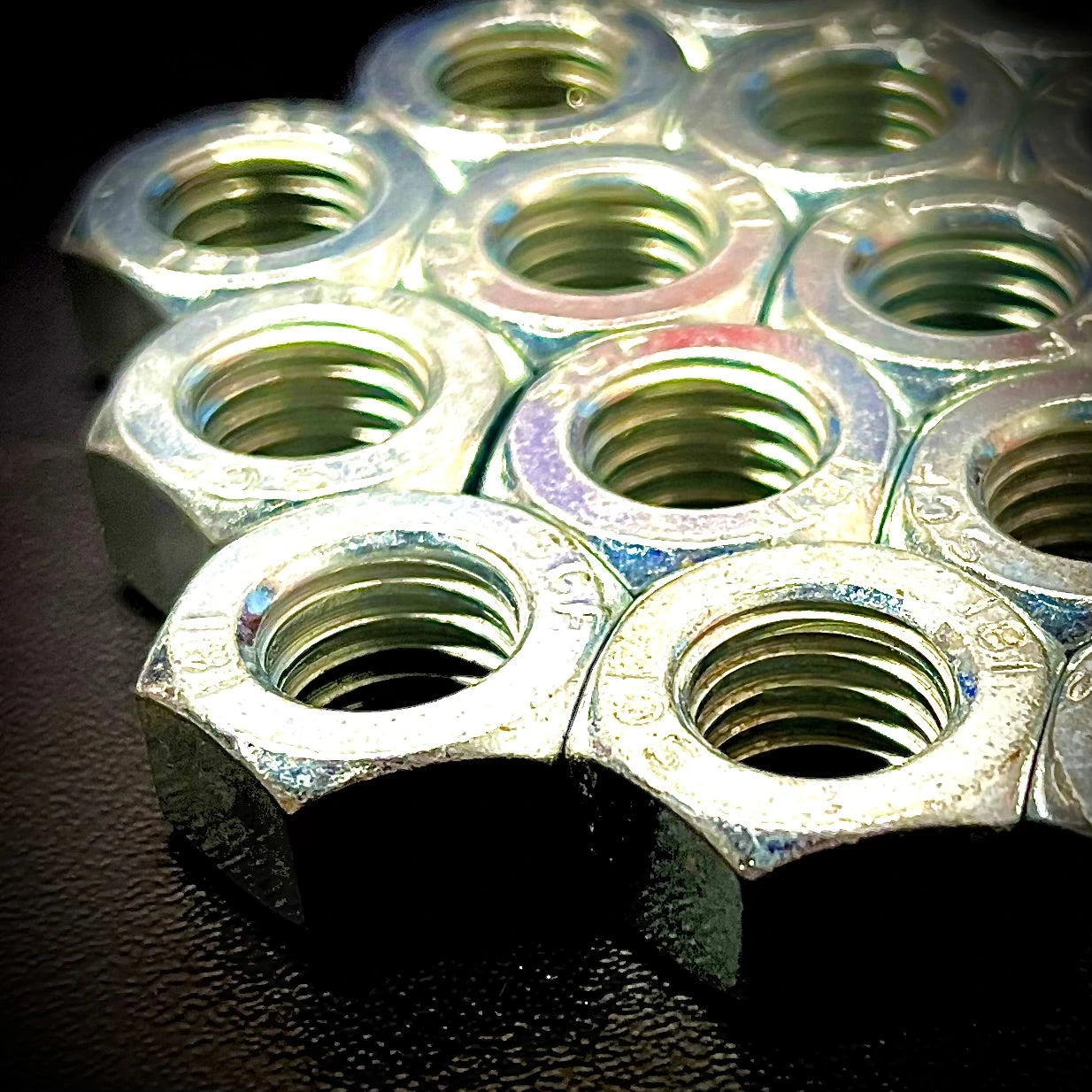 MonsterBolts Metric Hex Nuts - DIN 934, Zinc Plated Steel (M4, M5, M6, M8, M10 Sizes Available)