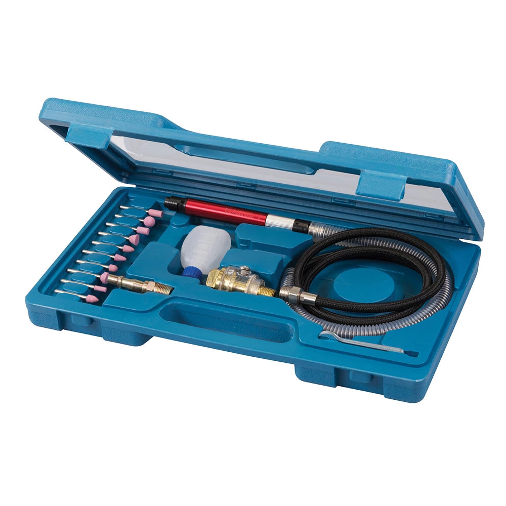 Silverline Air Micro Grinder Kit 90psi 10 Grinder Heads - Fixaball Ltd. Fixings and Fasteners UK