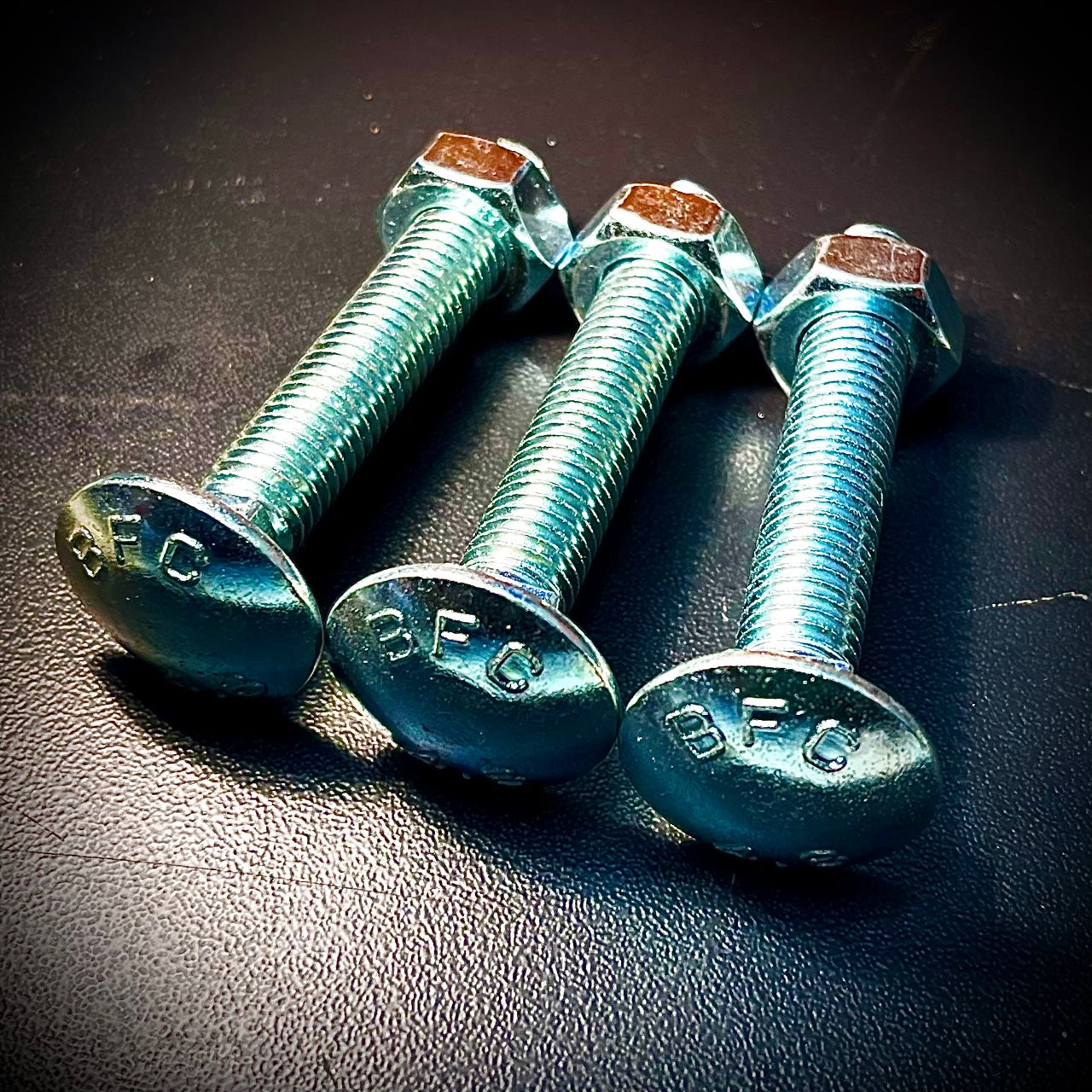 M6 Coach Cup Carriage Bolts Full Nuts BZP Zinc 4.8 Steel