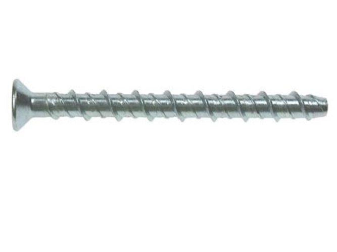 5mm, Masonry Anchor Screw, Torx, Countersunk, Zinc, JCP Anker Bolt. Masonry Anchor Fixings 5mm, Masonry Anchor Screw, Torx, Countersunk, Zinc, JCP Anker Bolt. Concrete Screw - CSK - Medium Duty