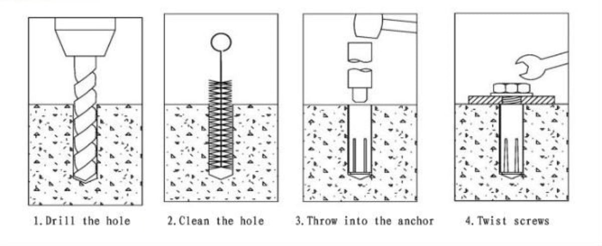 M6 Drop In Masonry Concrete Anchor ZincFixaball Ltd. Fixings and Fasteners UK