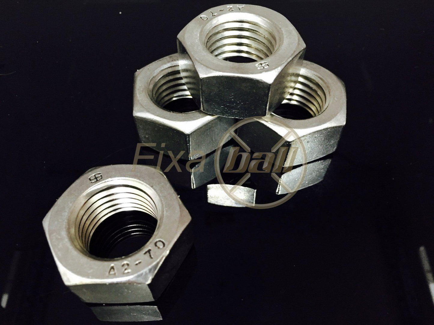 M2 - M12, Full Hex Nut, A2/ 304 Stainless Steel, DIN 934. Nuts M2 - M12, Full Hex Nut, A2/ 304 Stainless Steel, DIN 934. Full Nuts