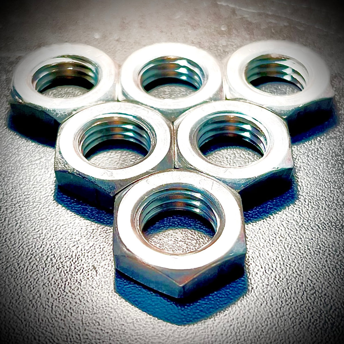 M2 - M10 Half Thin All Metal Lock Nuts A2 304 Stainless Steel DIN 439 - Fixaball Ltd. Fixings and Fasteners UK
