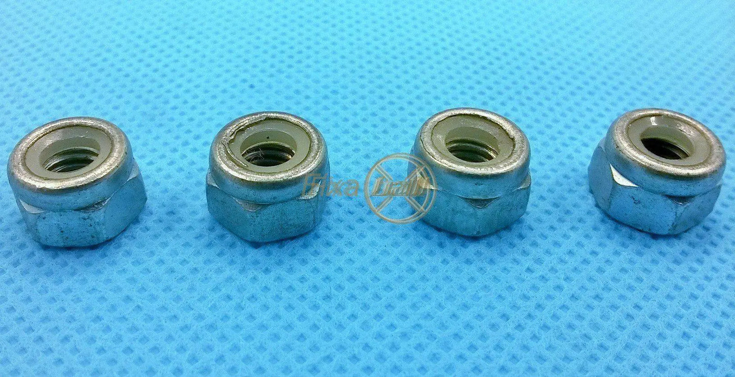 UNC 8/32" Hex Nyloc Nut Steel 4.8 Zinc BZP DIN 982 T TypeFixaball Ltd. Fixings and Fasteners UK