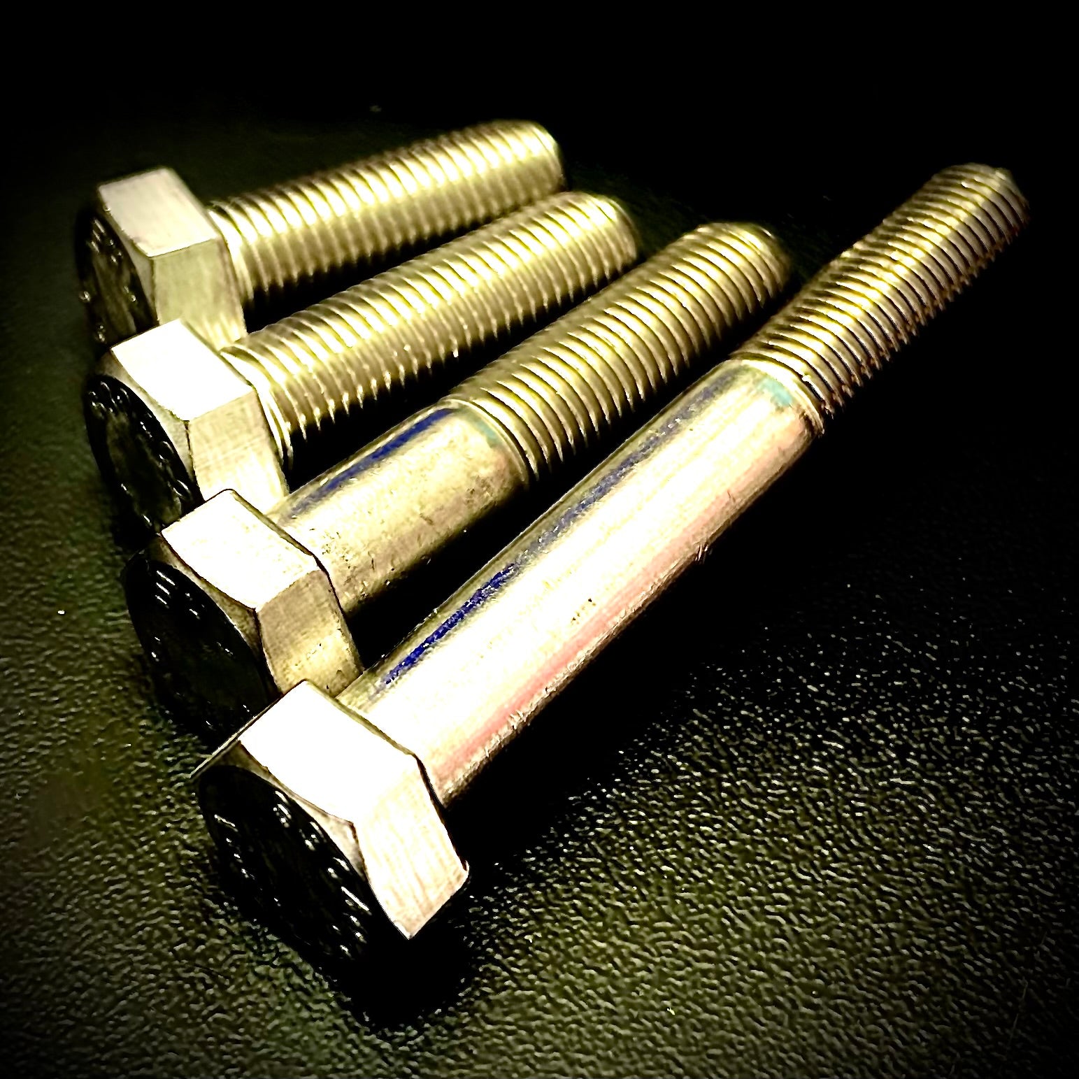 Hex Cap Screws 18-8 Stainless Steel 4-20 x 1-1 4" PT Qty-100 - 3