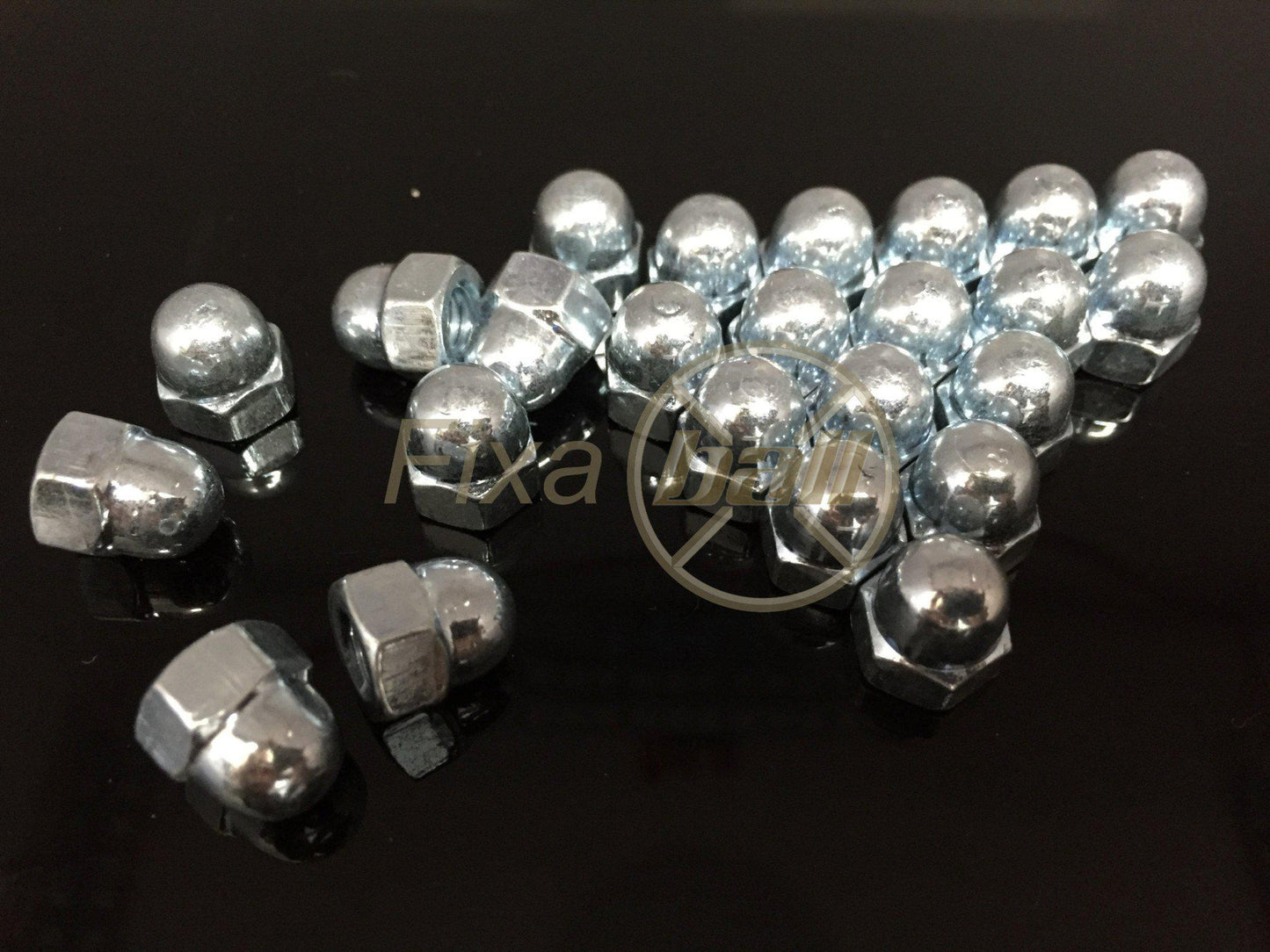 M4 - M20, Dome Nuts, High Type, Zinc, BZP, DIN 1587. Nuts M4 - M20, Dome Nuts, High Type, Zinc, BZP, DIN 1587. Dome Nuts