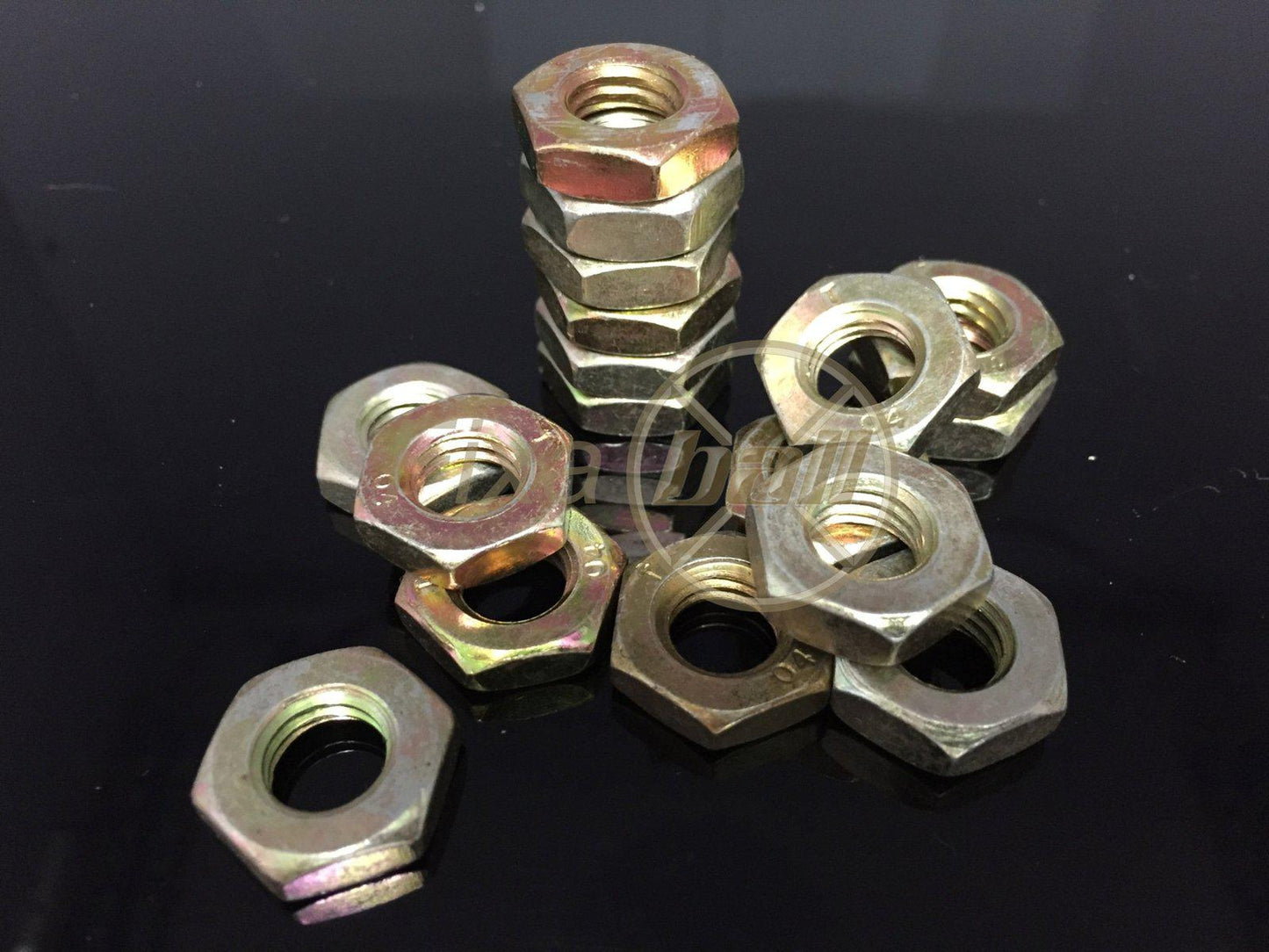 M4 - M30, Lock/ Half Nut, Zinc, BZP, DIN 439/ 936. Nuts M4 - M30, Lock/ Half Nut, Zinc, BZP, DIN 439/ 936. Lock/ Half Nuts