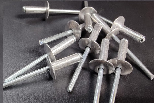 4mm Pop Blind Rivets Large Flange Aluminium - Fixaball Ltd. Fixings and Fasteners UK