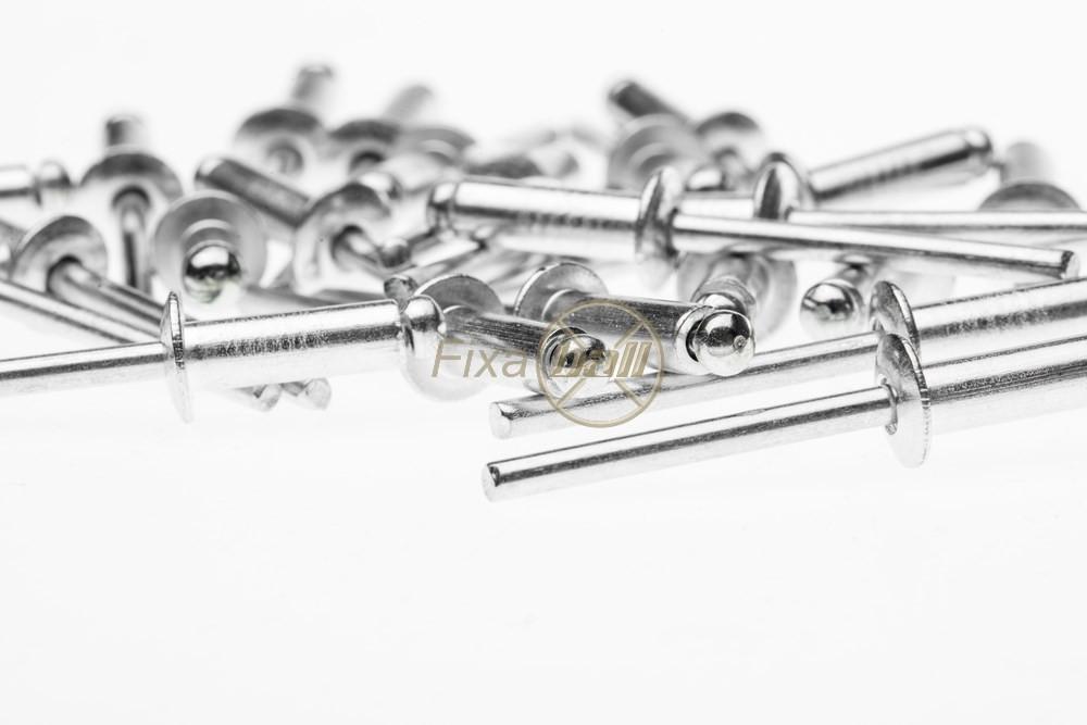 4.8mm, Pop Rivets, Domed Aluminium/ Steel (zinc). ISO 15983A Pop Rivets - Blind 4.8mm, Pop Rivets, Domed Aluminium/ Steel (zinc). ISO 15983A Dome - Blind Rivet