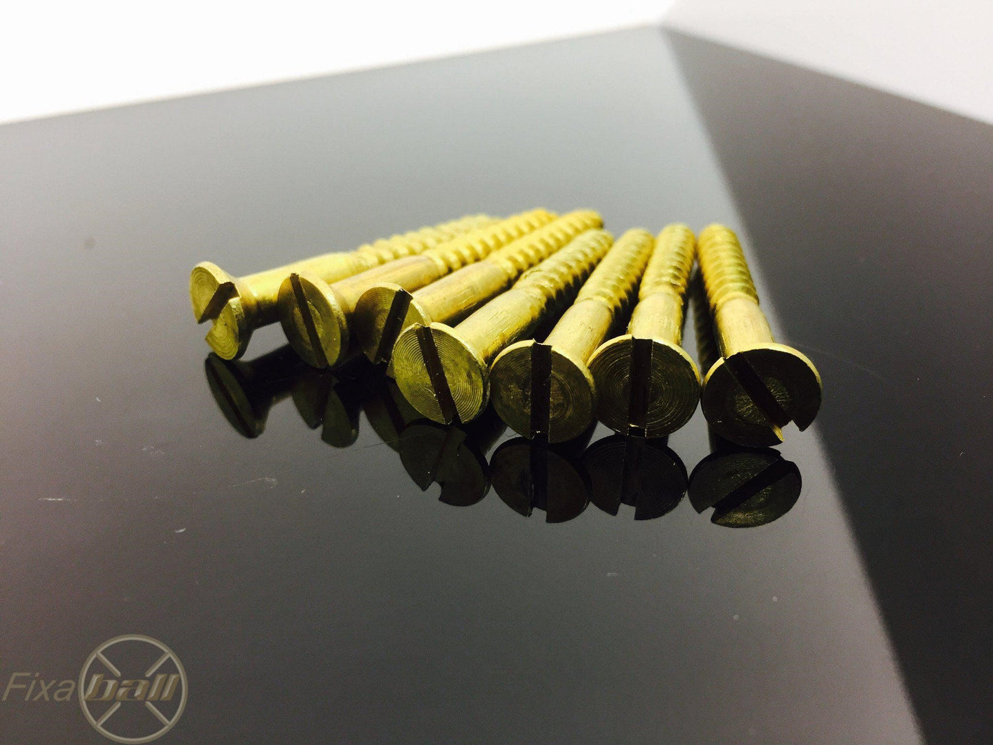 No. 2, Solid Brass, Countersunk, Slotted, Woodscrews. Wood Screws No. 2, Solid Brass, Countersunk, Slotted, Woodscrews. Brass - Countersunk/ Slotted