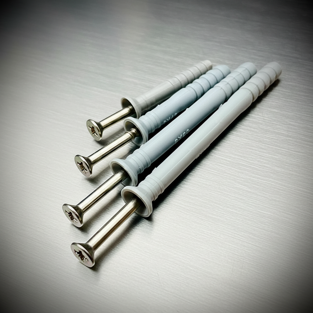 6mm 8mm Hammer Frame Fixings A2 Stainless Steel Nylon Ribbed - Fixaball Ltd. Fixings and Fasteners UK stainless