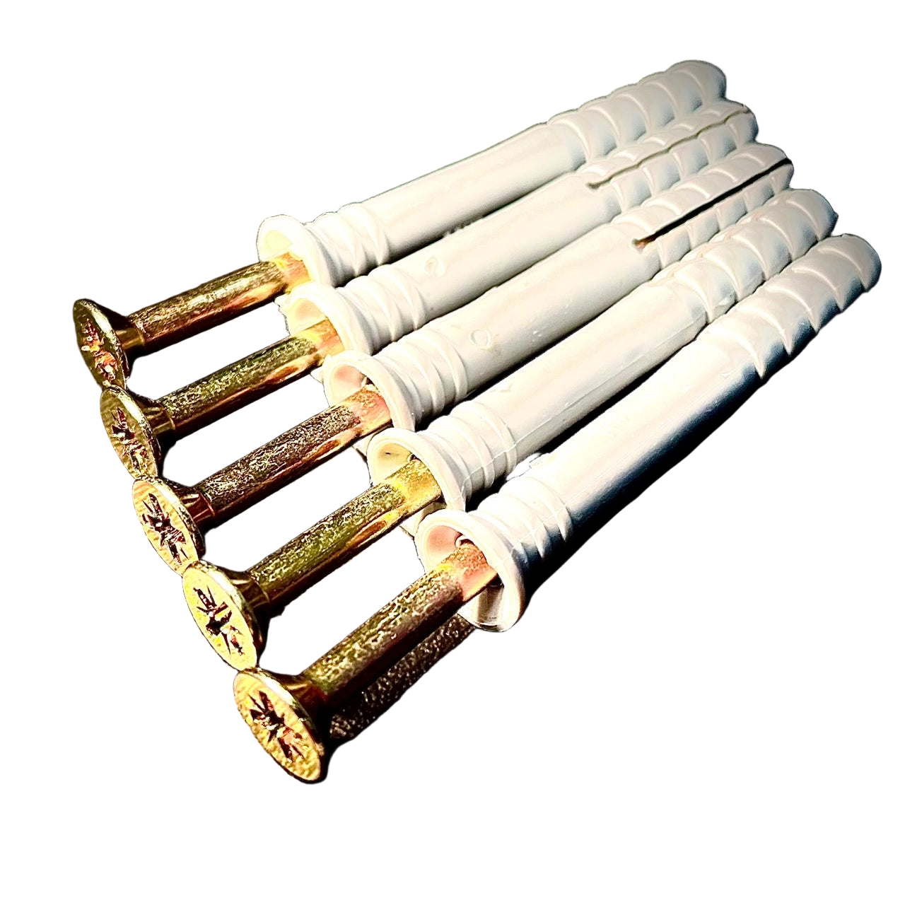 6mm 8mm 10mm Hammer Frame Fixings Zinc Pozi Countersunk Screw Plug - Fixaball Ltd. Fixings and Fasteners UK white