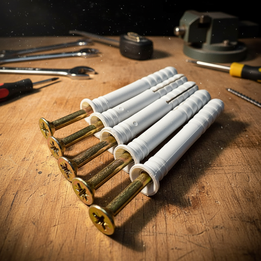 6mm 8mm 10mm Hammer Frame Fixings Zinc Pozi Countersunk Screw Plug - Fixaball Ltd. Fixings and Fasteners UK workshop