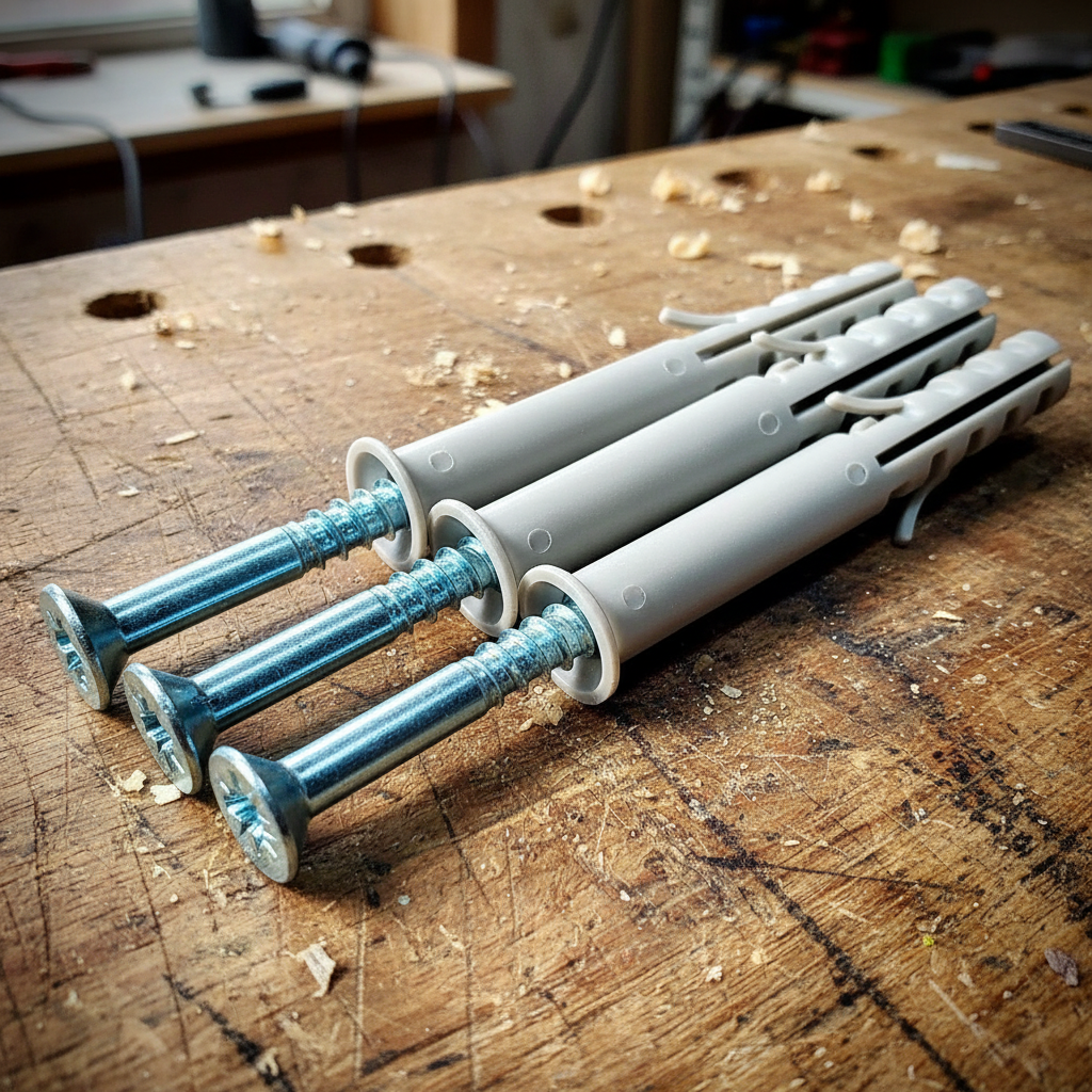 8mm 10mm Frame Fixing Plug Screw Pozi Countersunk Zinc - Fixaball Ltd. Fixings and Fasteners UK workshop