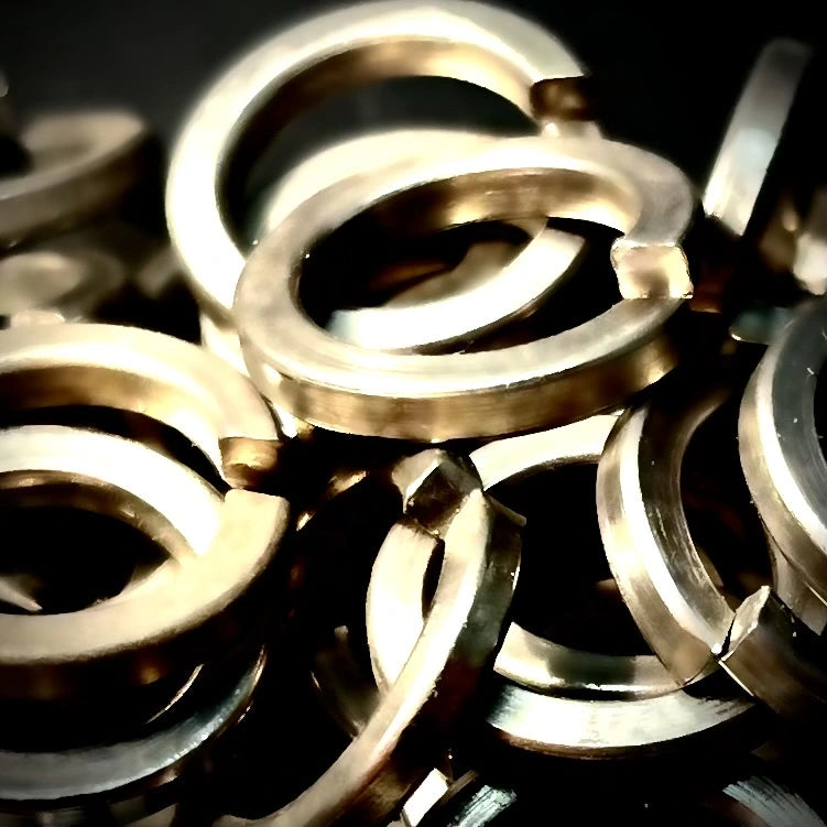 Metric Split Spring Lock Washers Square Section A2 Stainless Steel ...