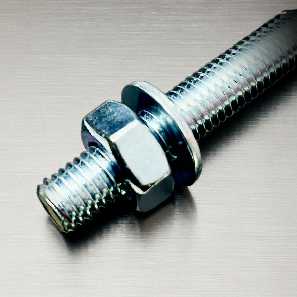 Chemical Anchor Resin Studs Plain End Chisel Tip Grade 5.8 Zinc BZP