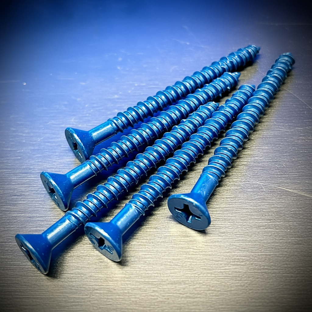 DeWALT Tapper-Pro Blue Masonry Frame Countersunk Screw - Fixaball Ltd. Fixings and Fasteners UK