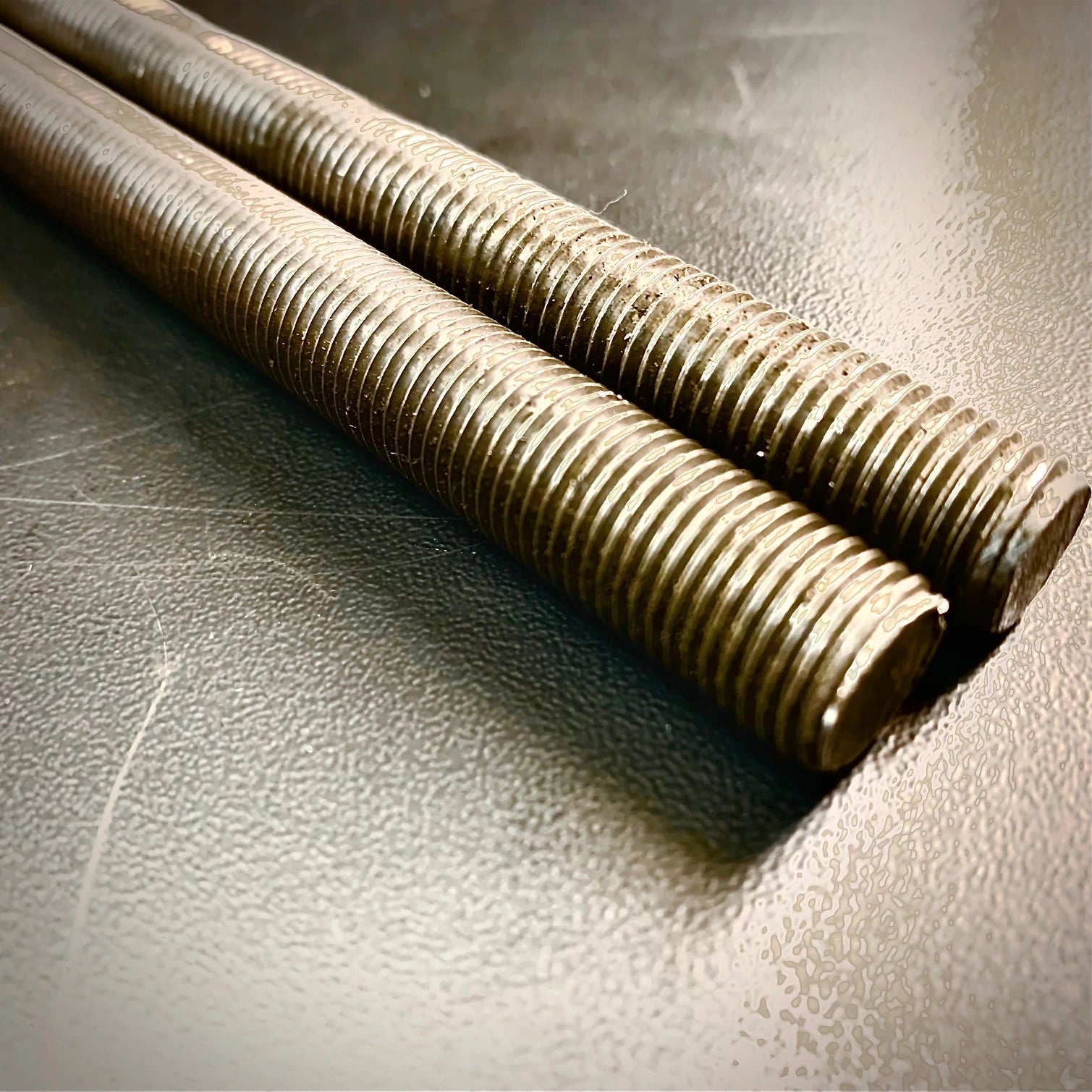 Threaded Bar Rod Stud Metric Fine Pitch Self Colour Mild Steel Cut Len ...