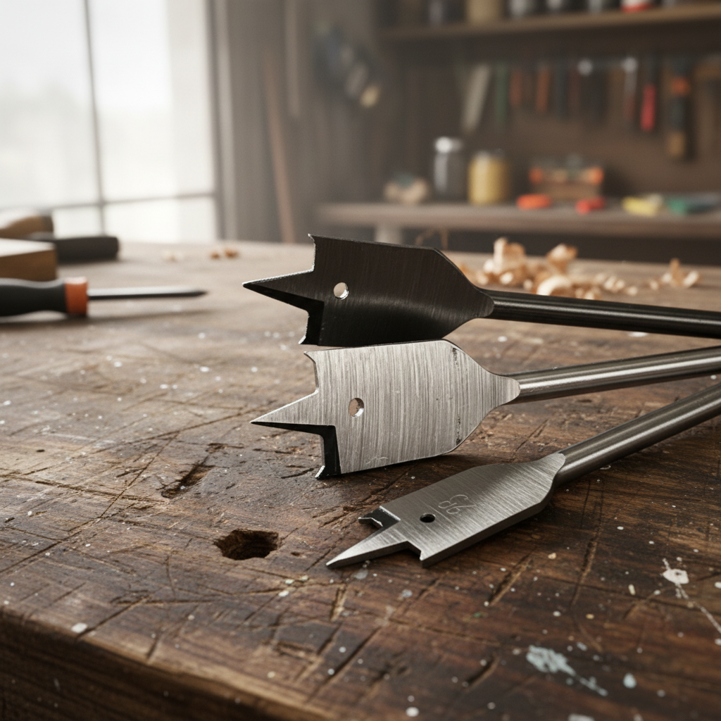 Spade Flat Wood Drill Bits All Sizes All Woods 6mm - 38mm - Fixaball Ltd. Fixings and Fasteners UK Workshop