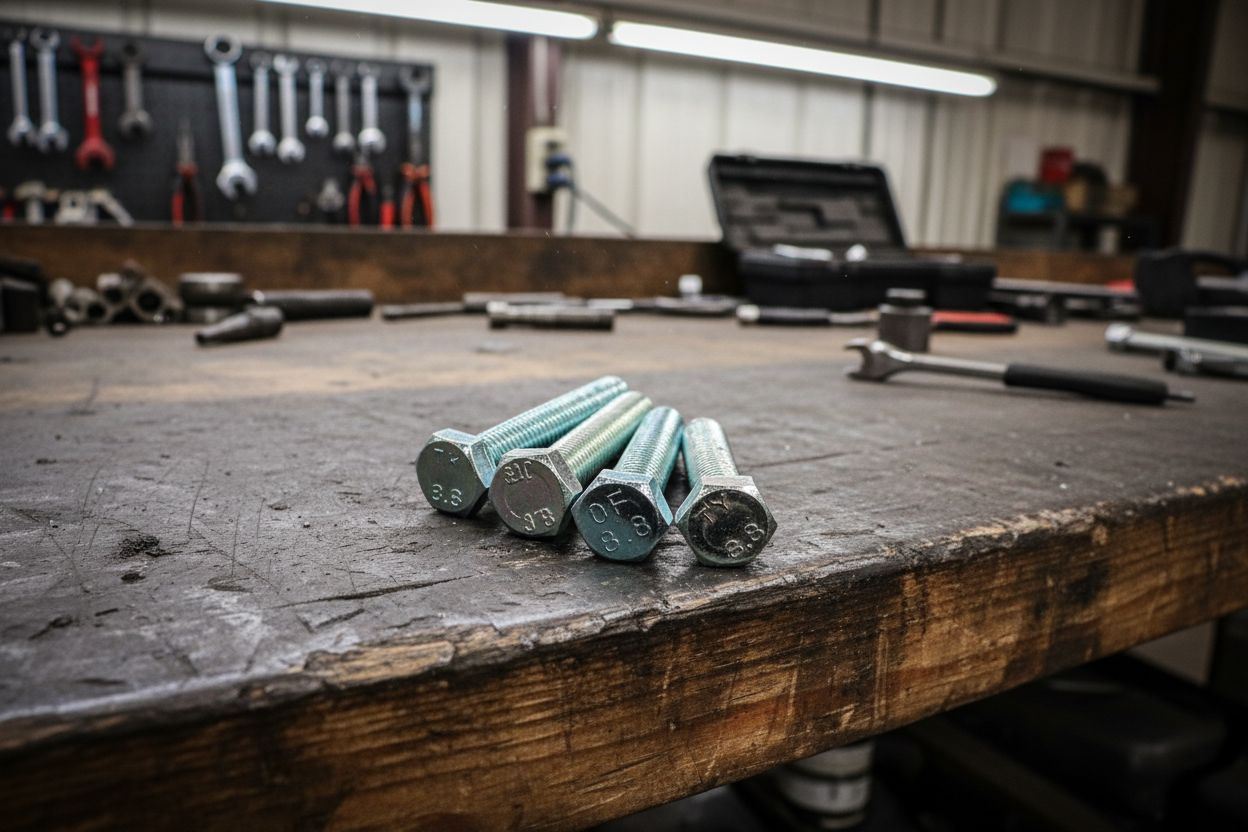 M16 x Over 100mm Hex Set Screw HT 8.8 Zinc DIN933 - Fixaball Ltd. Fixings and Fasteners UK