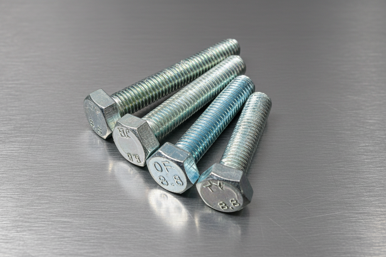 M18 Hex Set Screw High Tensile 8.8 Zinc BZP DIN 933 - Fixaball Ltd. Fixings and Fasteners UK