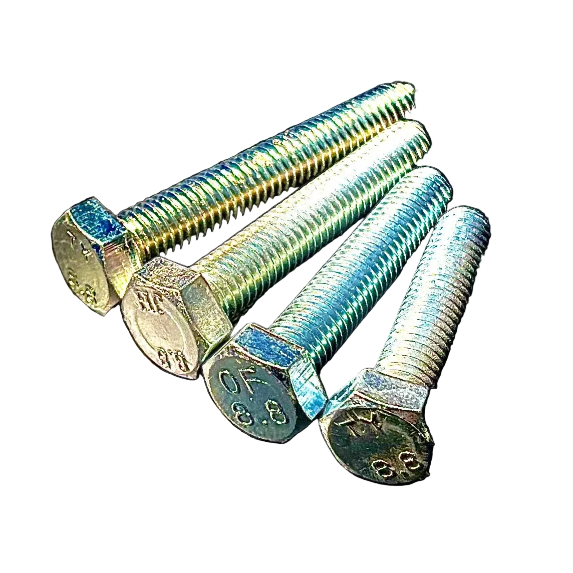 M16 x Over 100mm Hex Set Screw HT 8.8 Zinc DIN933 - Fixaball Ltd. Fixings and Fasteners UK