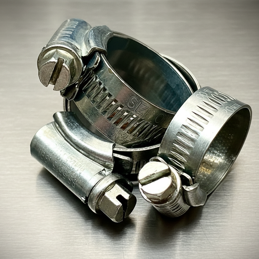 Genuine Jubilee Hose Fuel Liquid Gas Clip Clamps Zinc BZP - Fixaball Ltd. Fixings and Fasteners UK