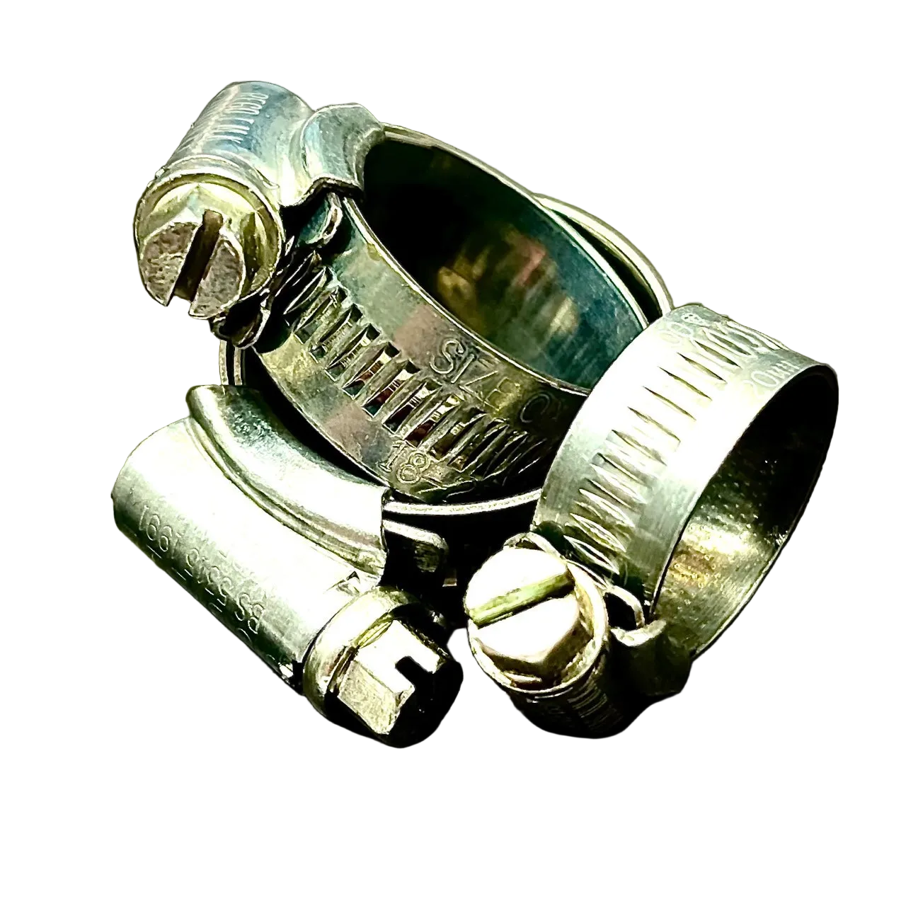 Genuine Jubilee Hose Fuel Liquid Gas Clip Clamps Zinc BZP - Fixaball Ltd. Fixings and Fasteners UK