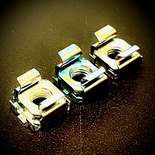 M6 Cage Clip Captive Nut plus M6 x 15 Pozi Pan Machine Screw - Fixaball Ltd. Fixings and Fasteners UK