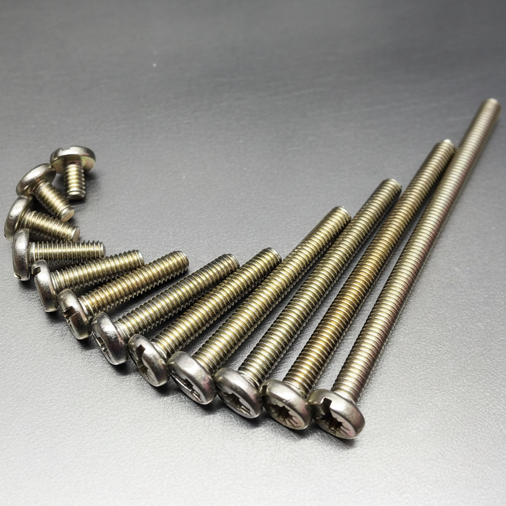 M2.5 Machine Screws Slotted Pan A2 304 Stainless Steel DIN85 - Fixaball Ltd. Fixings and Fasteners UK