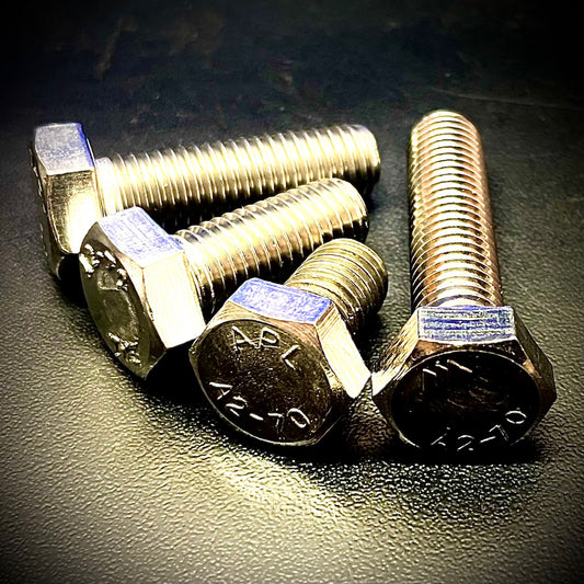 M10 x Over 70mm Hex Set Screw A2 304 Stainless Steel - Fixaball Ltd. Fixings and Fasteners UK