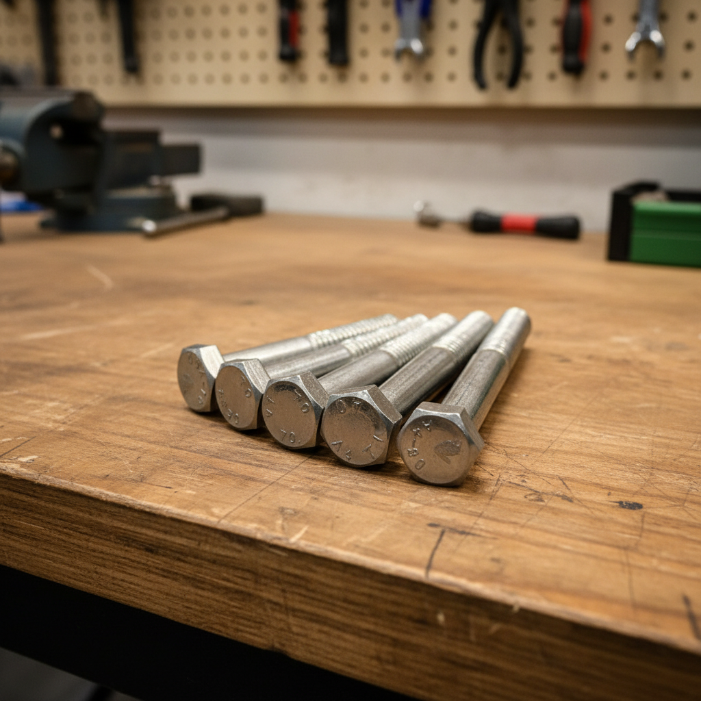 M10 Hex Bolt A4 316 Stainless Steel DIN 931 - Fixaball Ltd. Fixings and Fasteners UK workshop