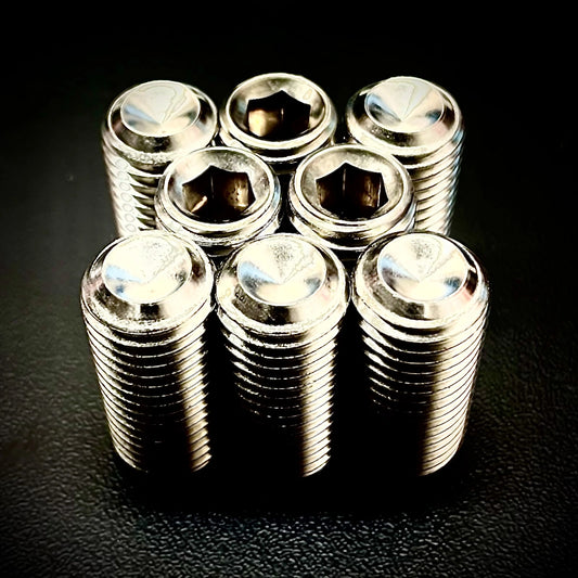 M8 Innensechskantschraube Madenschraube mit glattem Becherende A2 304 Edelstahl DIN916