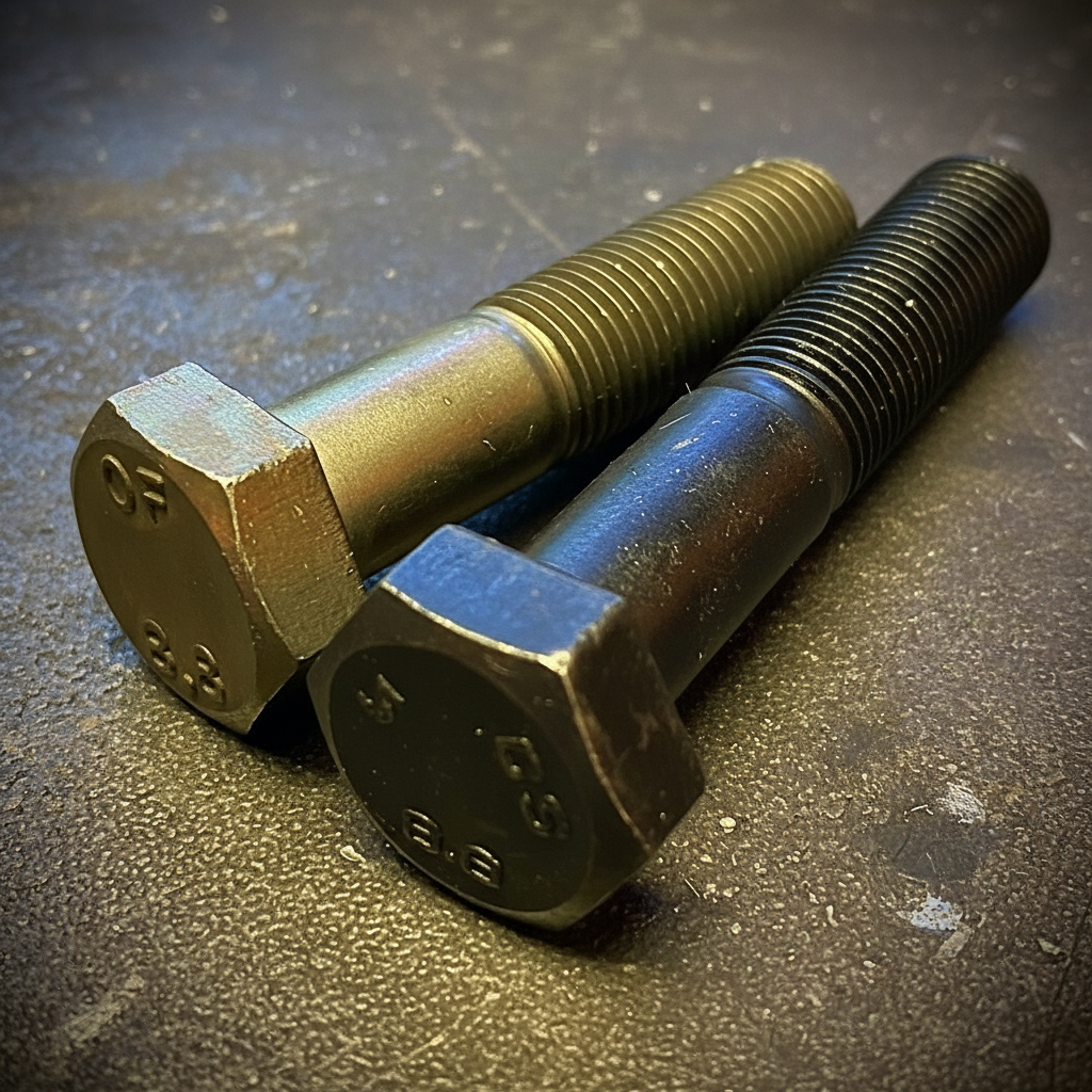 M10 x 1.25P Fine Pitch Hex Bolt High Tensile 8.8 Self Colour DIN 960 - Fixaball Ltd. Fixings and Fasteners UK worktop