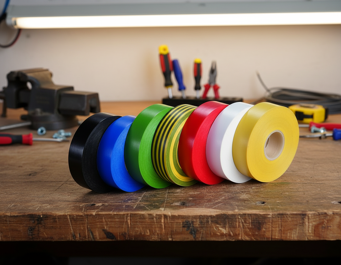 PVC Insulation Tape 19mm x 33m - Fixaball Ltd. Fixings and Fasteners UK workshop