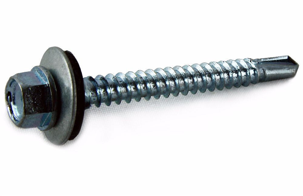 High Thread Roofing Cladding Self Drilling Screw EPDM Washer Light - Fixaball Ltd. Fixings and Fasteners UK