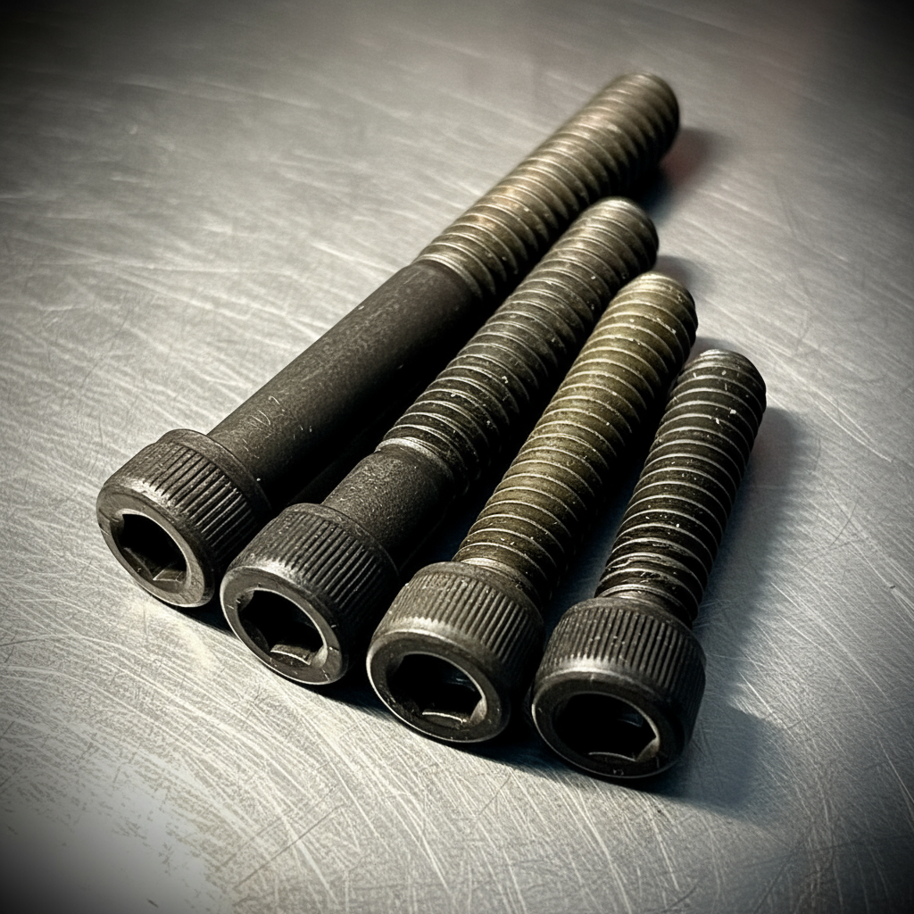 UNC 1" Socket Cap Screw High Tensile 12.9 Self Colour DIN912