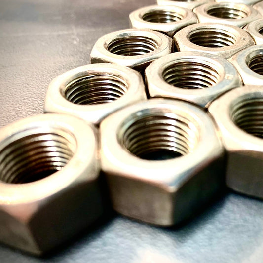UNF Full Hex Nut A2-70/ 304 Stainless Steel DIN 934 - Fixaball Ltd. Fixings and Fasteners UK
