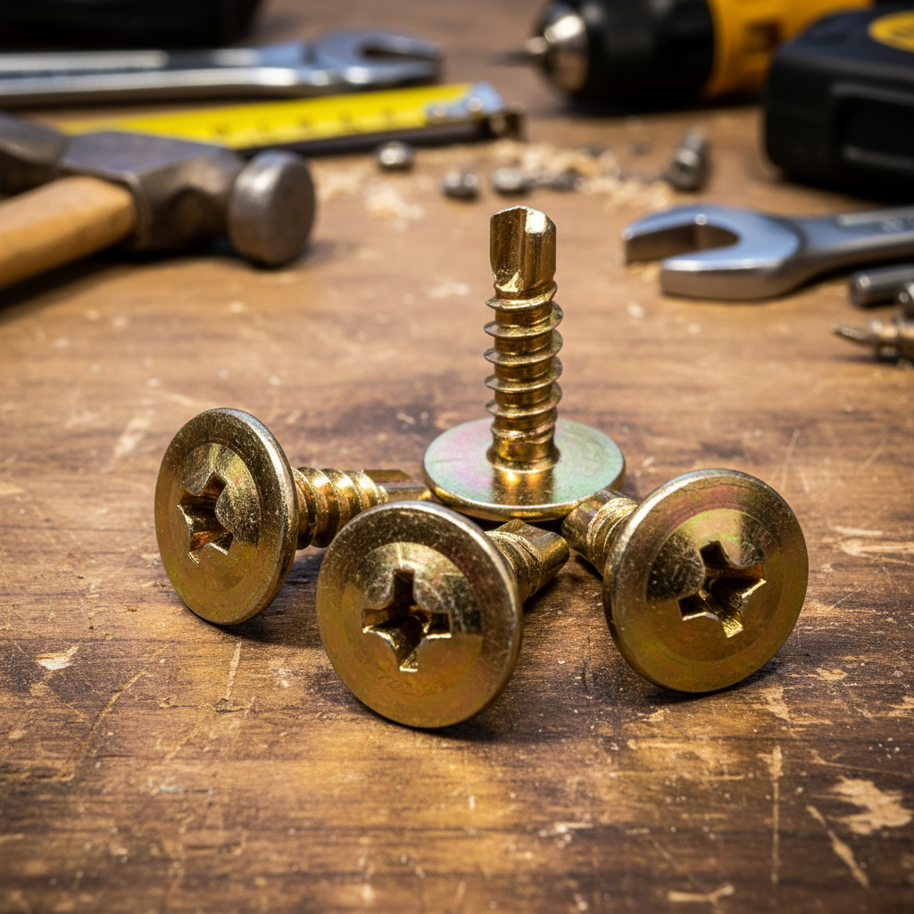 Wafer Self Drilling Drywall Screws Zinc BZP - Fixaball Ltd. Fixings and Fasteners UK workshop