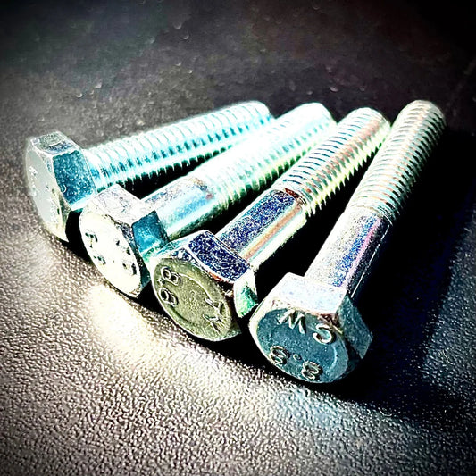 M10 x Over 90mm Hex Bolt High Tensile 8.8 Zinc DIN 931 - Fixaball Ltd. Fixings and Fasteners UK