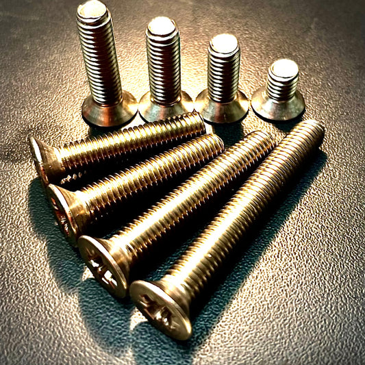 M4 x Over 50mm Machine Screws Pozi Countersunk A2/304 Stainless Steel - Fixaball Ltd. Fixings and Fasteners UK