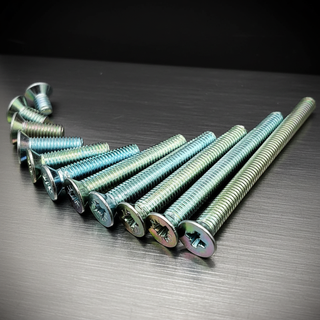 M3.5 Machine Screws Pozi Countersunk Zinc Cr3 BZP DIN965 - Fixaball Ltd. Fixings and Fasteners UK