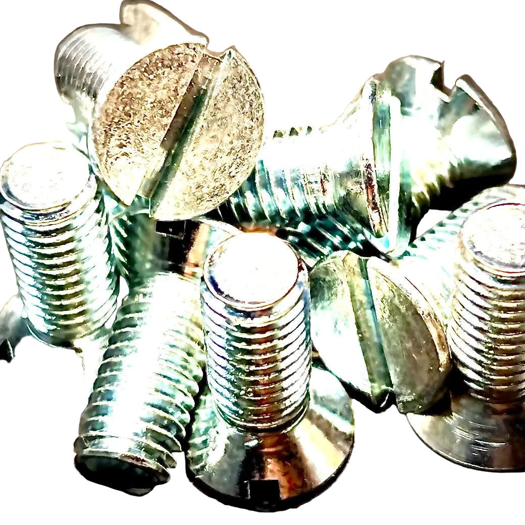M12 Machine Screws Slotted Countersunk Zinc Cr3 BZP DIN963 - Fixaball Ltd. Fixings and Fasteners UK